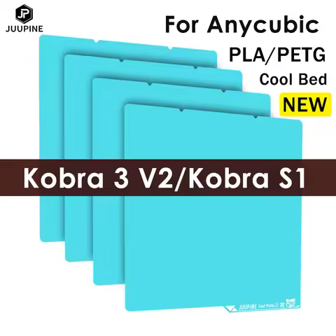 New PLA PETG Cool Plate OMG Glacier for Anycubic Kobra S1 Build Plate Kobra 3 V2 Build Plate Cool Pr