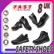 JNL Safety Shoes MEN Size EU 42 UK8 US9 Waterproof Lightweight Metal Guard Puncture Resistant