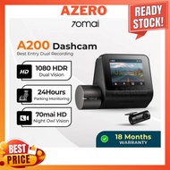 70mai dashcam A200 [ 1080P Full HD+ HDR Dual Channel 24H Parking Surveillance ]