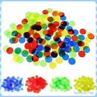 [LzdhuizbcMY] 100pcs Bingo Chips Plastic Counting Chips Bingo Supplies Counter Mixed Color