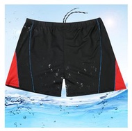 成人平角寬鬆保守泳褲【3XL-5XL碼】【紅色】(下單後聯絡客服確認發貨尺碼) #H161023643