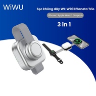 WIWU WI-W031 Planeta Trio 3in1 mini wireless charger for phones, headphones, watches