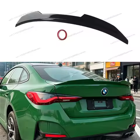 For BMW G22 G82 G26 i4 Gloss Black ABS Rear Spoiler 4 Series 420i 430i 420d 430d i4 Coupe/Gran Coupe