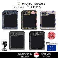 (SG) BURGA Case Phone Casing Cover, Compatible with Samsung Galaxy Z Flip 5 (Snap Case)
