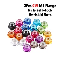 M5 Flange Nuts 2204/2205 Motor Use (2Pc CW) Thread Self-lock Antiskid Nuts XJ305-N