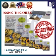 【READY STOCK】LAMINATING FILM A3 A4 A5 A6 | LAMINATE MACHINE | LUCKYSTAR CBE LAMINATING FILM