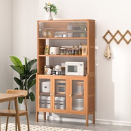 Sideboard Kitchen Storage Rack Multi-Functional Floor Microwave Spice Rack Living Room Household Mul