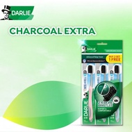 [VALUE BUNDLE of 3] DARLIE Charcoal Extra (Extra Soft) Toothbrush 3s