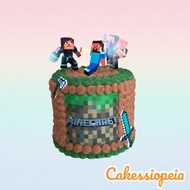 Minecraft Design cake/Birthday Cake/Cake/Minecraft