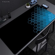 Tấm Lót Chuột Hình Học Lớn 100x50cm Hình Lục Giác Chống Trượt Làm Thảm Bàn Làm Việc Thảm Bàn Phím Má