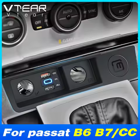 For Volkswagen Passat B6 B7 /Passat CC PD Fast Charging USB type-c Multi-Port charger Car Cigarette 