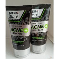 Mens Biore Facial Foam Gentle & Clean Acne Skincare 100 gr