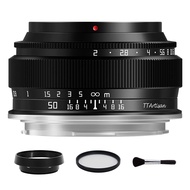 TTArtisan 50mm F2 Full Frame Large Aperture Manual Portrait Lens for Panasonic for Olympus M4/3 MFT 
