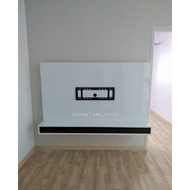 INSTALLMENT Wall mount modern floating tv cabinet / kabinet tv moden gantung (2760347007)