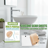 Silicone Scar Treatment Patch, Medical Grade Silicone Tape, Soft Reusable Scar Sheets for Scar Care,