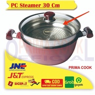 PRIMA COOK - Tutup kaca plus dop untuk Steamer 30 Cm