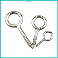 RPAN 20Pcs Cup Hooks Round End Screw Hooks Metal Wall Hooks Screw-in Hanger M3 M4 M5