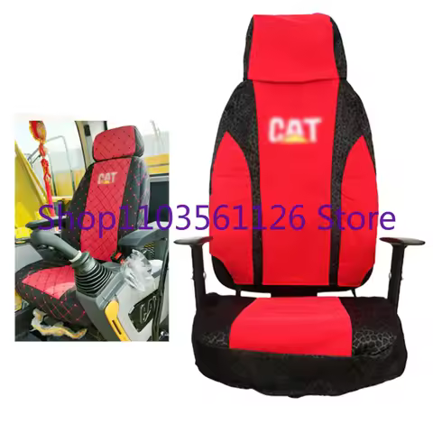 For Doosan Caterpillar Hitachi Saga Sany Hyundai Liugong Excavator Seat Cover Accessories