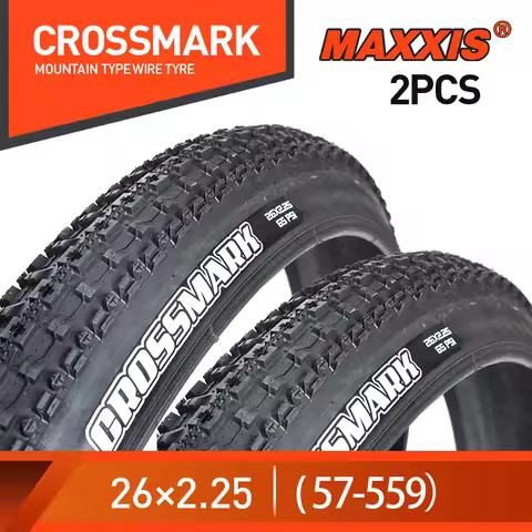 2pc MAXXIS 26 CROSSMARK Bicycle Tire 26*2.1 27.5*1.95 Steel Wire Tyre MTB Mountain Bike Tire 26*1.95