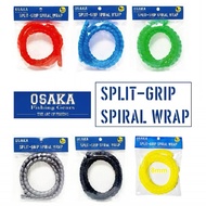 CRIMSON X OSAKA FISHING GEAR SPIRAL WRAP ROD PROTECTOR For Jigging and Luring Fishing Rods