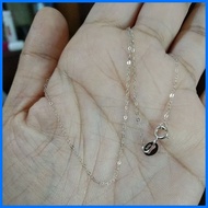 ∇ ∇ ◭ 18K Saudi White Gold Necklace