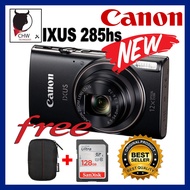READY STOCK CANON IXUS 285hs WIFI/ BLUETOOTH DIRECT TO SMARTPHONE COMPACT CAMERA FREE 128GB & CASE