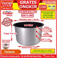 Panci Rice Cooker Magic Com Cosmos  Mejikom Megicom Magicom 0.6 0.8 1.2 1.8 2 L Liter Teflon Anti Le