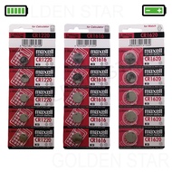 MAXELL LITHUIM BATTERY CR1220 / CR1616 / CR1620 / CR1632 / CR2016 / CR2025 / CR2032 / CR2430 / CR245