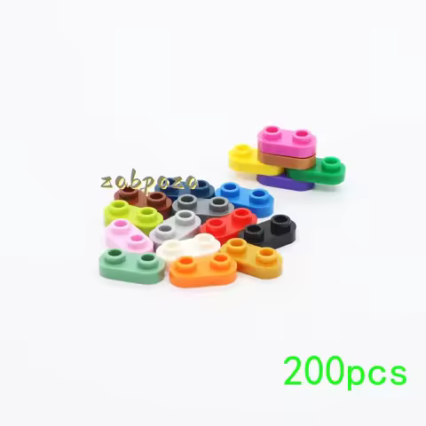 200PCS Assembles Particles 35480 Plate 1x2 Building Blocks Bricks High-Tech DIY Education Assembly P
