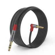 3.5mm Audio Cable 3ft, Headphone Jack to Headphone Jack Aux Cord 90 Degree Aux Cable Male to Male Fi