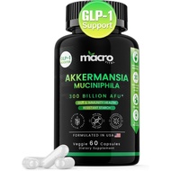 Akkermansia Muciniphila - 300 Billion AFU, GLP-1 Supplement, Akkermansia Probiotic for Women&Men, Ak