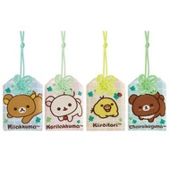 San-X 日本正版 Rilakkuma 鬆弛熊 牛奶熊 豬鼻雞 蜜茶熊 御守 手機繩 匙扣 掛飾 (Kuma-yun Days)