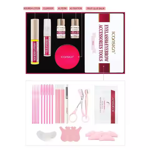 Dropshipping 2IN1 Eyelash Lifting Kit Fast Perming LASH & BROW Liftng Kit Lasting 6-8 Weeks Mascara 