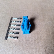 6 Pin/Way Air Conditioner Panel Plug Connector For Audi VW 8W0 971 636D 8W0971636D