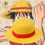 Luffy Mugiwara Hat One Piece Straw Hat Anime Cosplay Hat for Luffy Series Fans