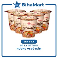 [SET 5 LY] - OTTOGI - Mì ly Ottogi hương vị Bò hầm Ottogi mì ly ăn liền Mì ly bò hầm Otogi ly Mì ly 