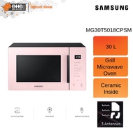 Samsung 30L Grill Microwave Oven MG30T5018CP/SM with Healthy Grill Fry Function (Pure Black / Clean 