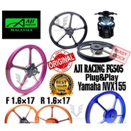 AJI Racing Yamaha NVX155 Aerox 155 fg505 forged rim sport rims 17 inch nvx lithuum wheel