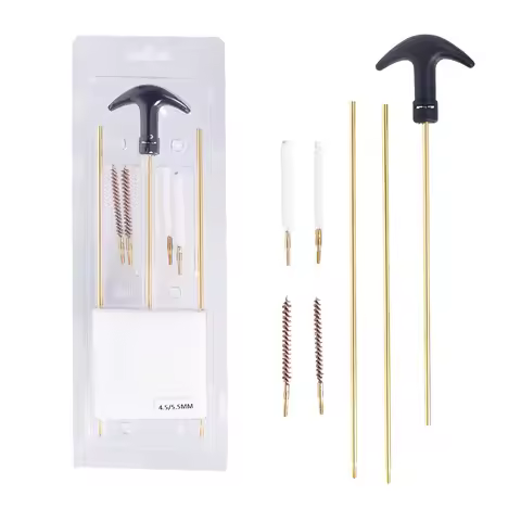 4.5/5.5MM 177&.22 Barrel Cleaning Kit Rifle Pistol Airgun Rod Brush Cleaner Hunting Accessories Gun 