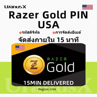 Razer Gold Gift Card USA บัตรของขวัญ Razer Gold สหรัฐอเมริกา⚡Razer Gold Direct Top-Up PIN  Code(US)ร