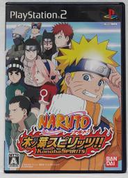 PS2 火影忍者 木葉之魂【原版實體光碟 】Naruto Konoha Spirits