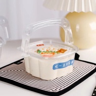 Portable CAKE BOX CLEAR BOX WITH HANDLE FOR CAKE SIZE 10X10X6 CM