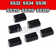 20-100pcs SS32 SS34 SS36 SS310 SS315 SS320 SMA DO214AC Shoteki Diode IC SMD
