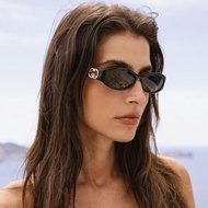 Small Frame Sunglasses Oval Versatile INS Sunglasses Street Style Decorative Sunglasses UV400