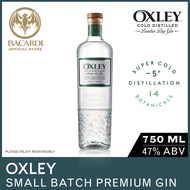 Oxley Cold Distilled London Dry Gin - 750ml / 75cl, 47% ABV - Alcohol Coldcraft Distilled in Sub-Zer