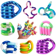 Latest Fidget Tangle Toy Anti Stress Twist Shape Imagine ADHD Toy Goodie Bag Toy