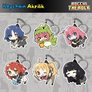 [Bocchi the Rock] Keychain & Strep handphone full acrylic version Kikuri hiroi anime character bocch