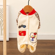DY Loving Dog Hoodies Cute Cartoon Patchwork Four Legged Sweater Nice Warm Clothes