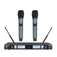 Wireless Microphone System Karaoke Microphone UHF Wireless Dual Handheld Dynamic