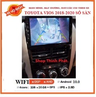 [TẶNG PM VIETMAP S2]Combo Màn hình android+ mặt dưỡng  jack zin xe VIOS. đầu dvd ANDROID lắp xe TOYO